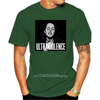 T-shirt  กระหน่ํา เสื้อยืด พิมพ์ลายโลโก้ Lana Del Rey Ultraviolence สีดํา สําหรับผู้ชาย FBiphd04KEcmfi56S-5XL