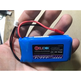 แบตเตอรี่รถบังคับ  7.4V 1500mAh ใส่กับรถบังคับและเรือบังคับ