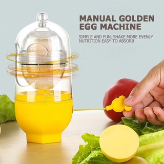 Mini Manual Pull Rope Egg Shaker/ Hand Powered Golden Egg Mixing Maker/ Egg Scrambler Shaker Kitchen Cooking Gadget