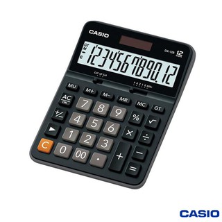 เครื่องคิดเลขตั้งโต๊ะ สีดำ CASIO รุ่นDX-12B Digit12หลัก