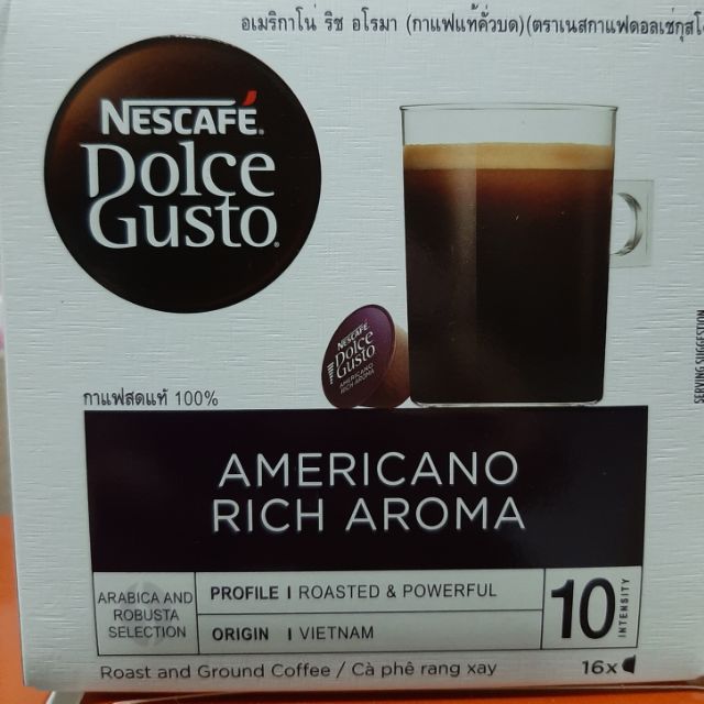 Nestcafe Dolce Gusto เนสกาแฟ แคปซูล AMERICANO RICH AROMA
