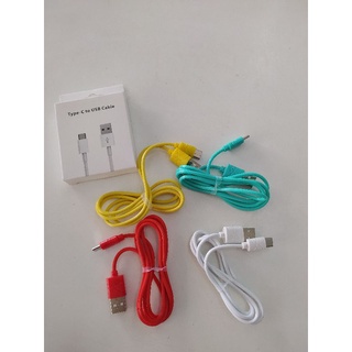 สายชาร์ต USB TYPE-C Cable คละสี ( ต้องการสีโปรดระบุในช่องแชท)