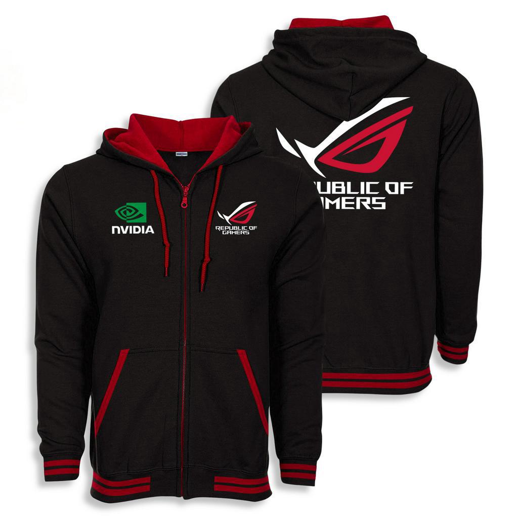 Rog Nvidia Geforce Indonesia Series เสื้อแจ็คเก็ตมีฮู้ดขนาดใหญ่ - SML XL XXL 3XL 4XL 5XL