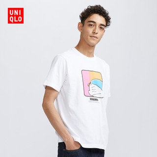 เสื้อยืดทุกวันUniqlo เสื้อยืดแขนสั้น พิมพ์ลาย Doraemon สําหรับผู้ชาย (UT) (Doraemon) 428091S-3XL