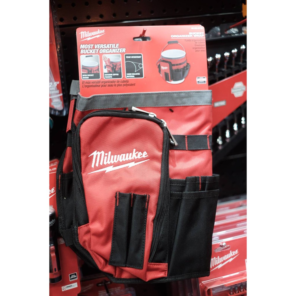 BUCKET ORGANISER BAG Milwaukee กระเป๋าอเนกประสงค์สำหรับใส่ถังทุกขนิด
