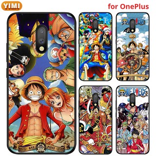 เคส Oneplus 6 7 8 6T 7T 8T 9 Pro มือถือสำหรับเคสโทรศัพท์ลายการ์ตูน One Piece สําหรับ