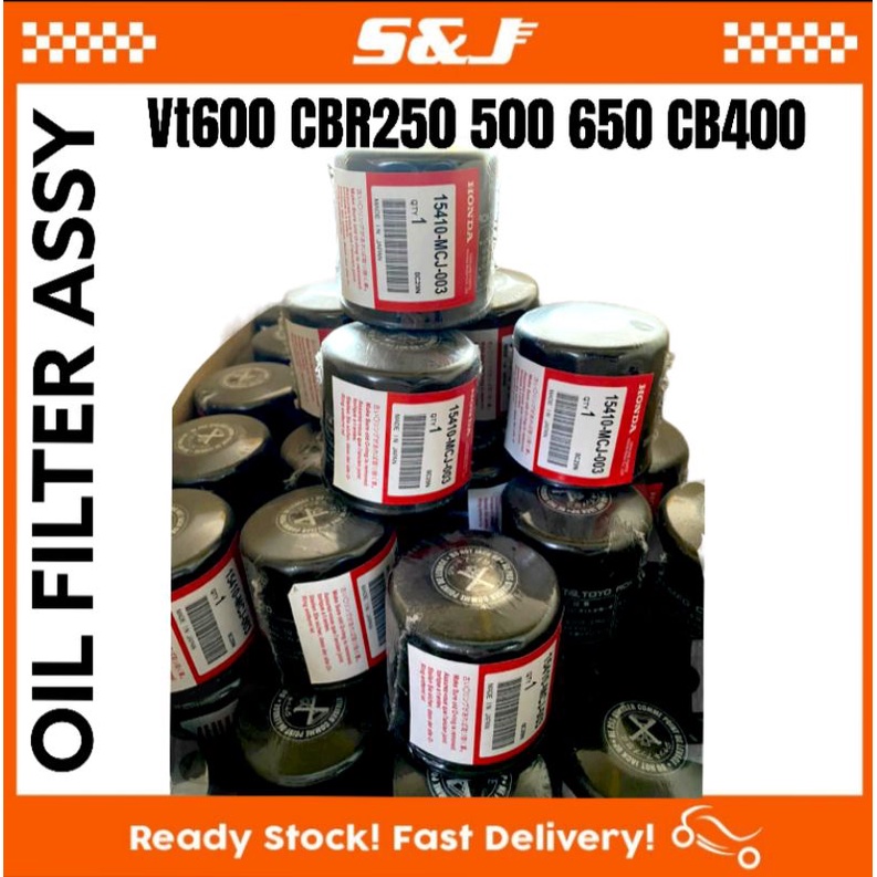 กรองน้ํามันเครื่อง ASSY VT600 CBR 650 cb500 CB400 / CBR500 / CBR600 / CBR1000 / NC700 / forza300 ใช้ปีกใหญ่