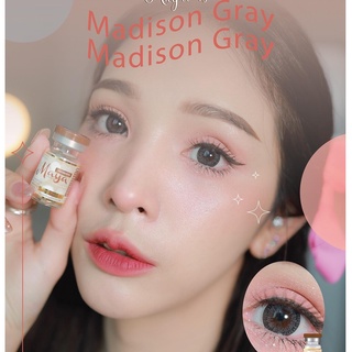 คอนแทคเลนส์ยี่ห้อ Mayalens รุ่น  Madison Gray (สีเทา)