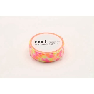 mt masking tape maru sankaku shikaku pink (MT01D297) / เทปตกแต่งวาชิ ลาย maru sankaku shikaku pink ประเทศญี่ปุ่น