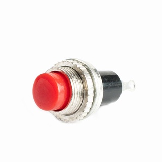 พร้อมส่ง* ปุ่มกด DS-314 2pin SPST Momentary N/O NO Switch Red Cap 250V 1A 1 ชิ้น