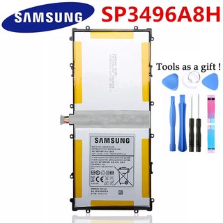 SAMSUNG แบตเตอรี่ทดแทน SP3496A8H สำหรับ Samsung Google Nexus 10 GT-P8110 HA32ARB แท้แท็บเล็ตแบตเตอรี่ 9000 mAh+ชุดถอด​