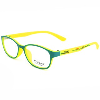 แว่นตาเกาหลีเด็ก Fashion Korea Children แว่นตาเด็ก รุ่น Prospect 8073 C-6 สีเขียวตัดเหลือง