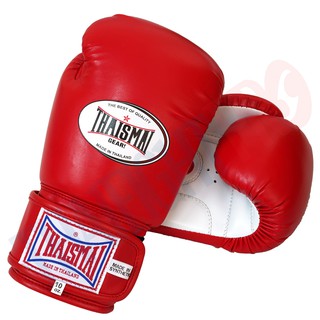 ไทยสมัย นวมชกมวย BG-124 PU - Red / White &gt;&gt; Thaismai BG-124 PU Boxing Gloves Two tone