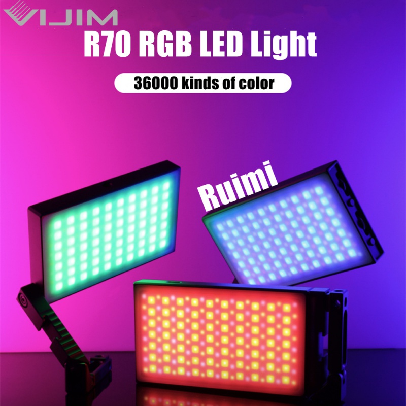 Ulanzi VIJIM R70 RGB Video Light Full Color LED Light with Adjustable