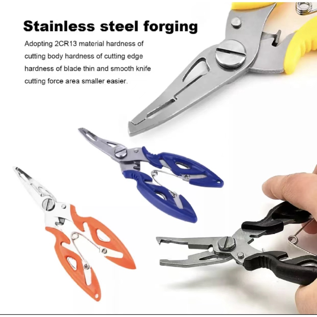 1-2วัน(ขอโทษอย่างแรง ขายแพงไม่เป็น)  คีมตกปลาS 5สีให้เลือก * Mini Fishing pliers *  ทนทานยาว ขนาด S【