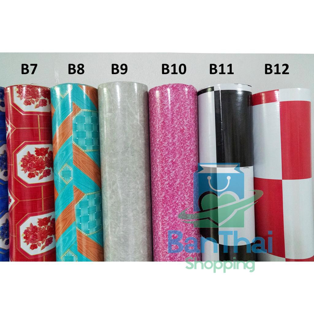 🌸เสื่อน้ำมันลายนิยม🌸 มีชุดอื่นๆอีก (ราคาต่อ เมตร) 3 เมตรม้วนส่ง ลดยับ หน้ากว้าง1.4  เสื่อปูพื้น BT99 - รูปที่ 3