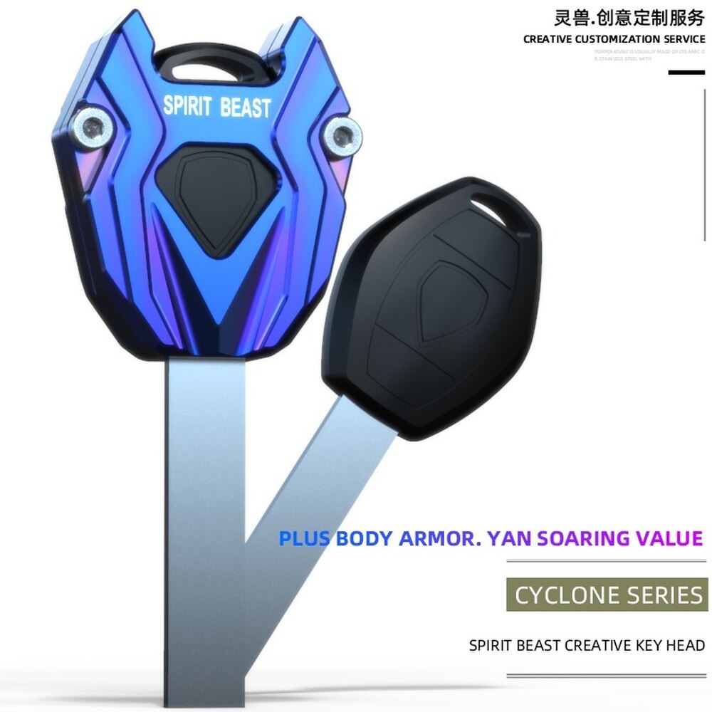 SPIRIT BEAST ฝาครอบกุญแจรถจักรยานยนต์สําหรับ CYCLONE RE3 RX1 RA2 RT3 RX500 Honda Suzuki Yamaha Kawas