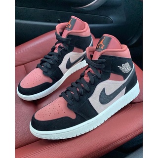 WMNS Air Jordan 1 Mid Dusty Pink