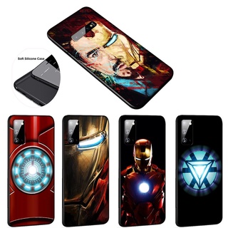 เคสโทรศัพท์มือถือซิลิโคนลายมาร์เวล Iron Man สําหรับ Samsung Galaxy A10 A10S A20 A20S A20E A30 A30S A40 A40S A50 A50S