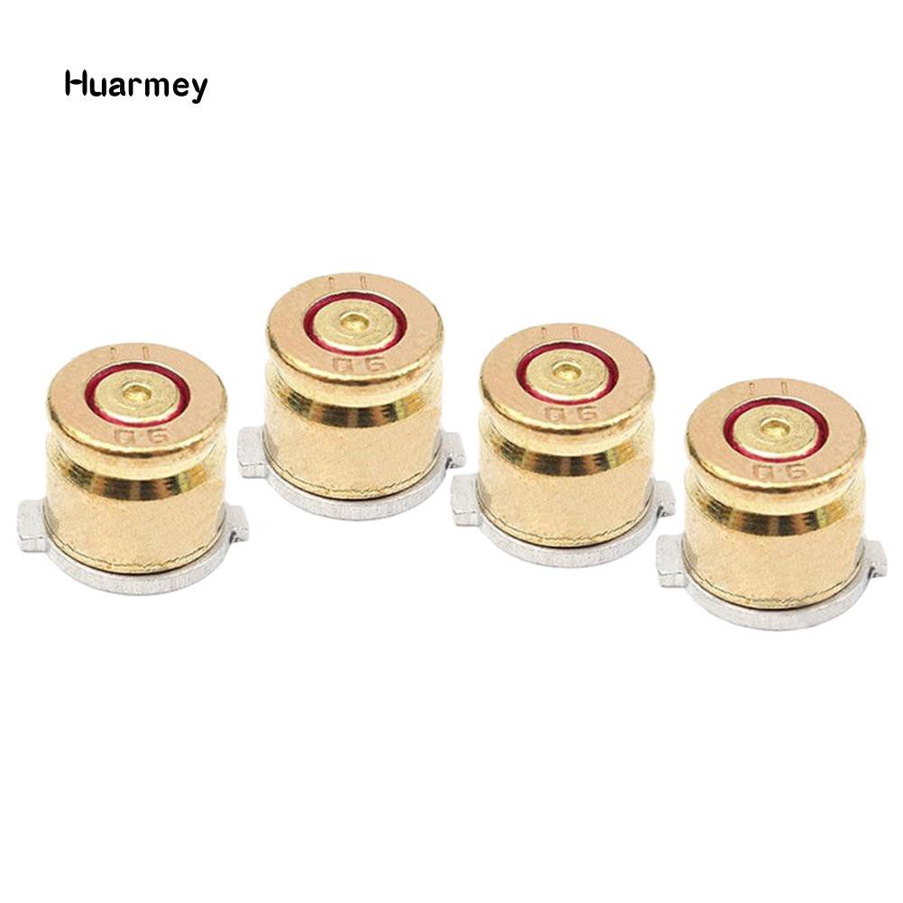 xlqP Hu 6Pcs Replacement Metal Bullet Buttons Thumbstick Kit Sony ...