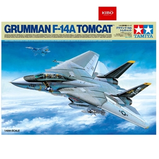 โมเดลเครื่องบินขับไล่ Tamiya F-14A Tomcat Grumman 1/48 (บล็อกใหม่)