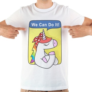 ขายดี!เสื้อยืดแขนสั้นลําลอง พิมพ์ลาย JOLLYPEACH BRAND we can do it power สีขาว สําหรับผู้ชาย และผู้หญิงS-5XL