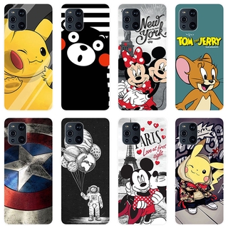 เคสสำหรับ OPPO Find X3 Pro Case Silicone Back Cover Soft Casing OPPO Find X3Pro FindX3 2021 cartoon TPU เคส