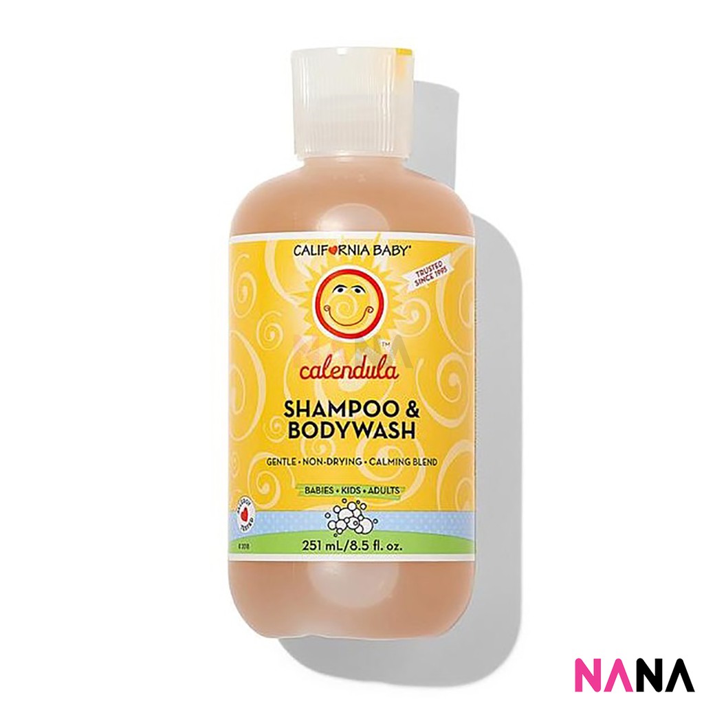 California Baby Calendula Shampoo & Body Wash 251ml/ 8.5oz แชมพูและครีม