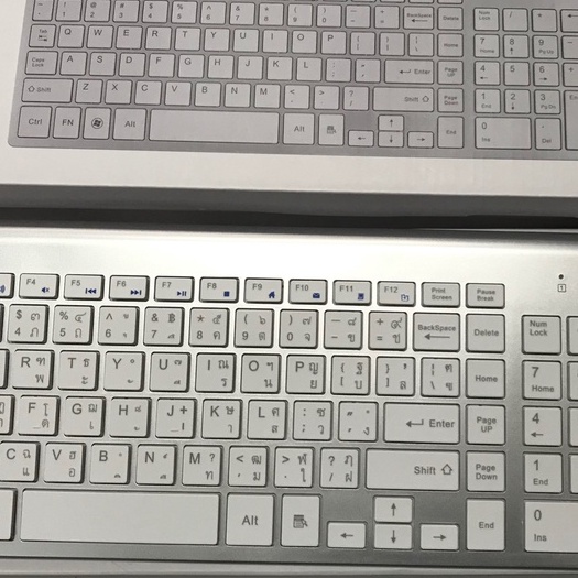 ชุดคีย์บอร์ดเมาส์ไร้สาย Keyboard&Mouse Wireless Ultra Thin Combo แป้นพิมพ์ภาษาไทย/อังฤกษ รูปที่ 3