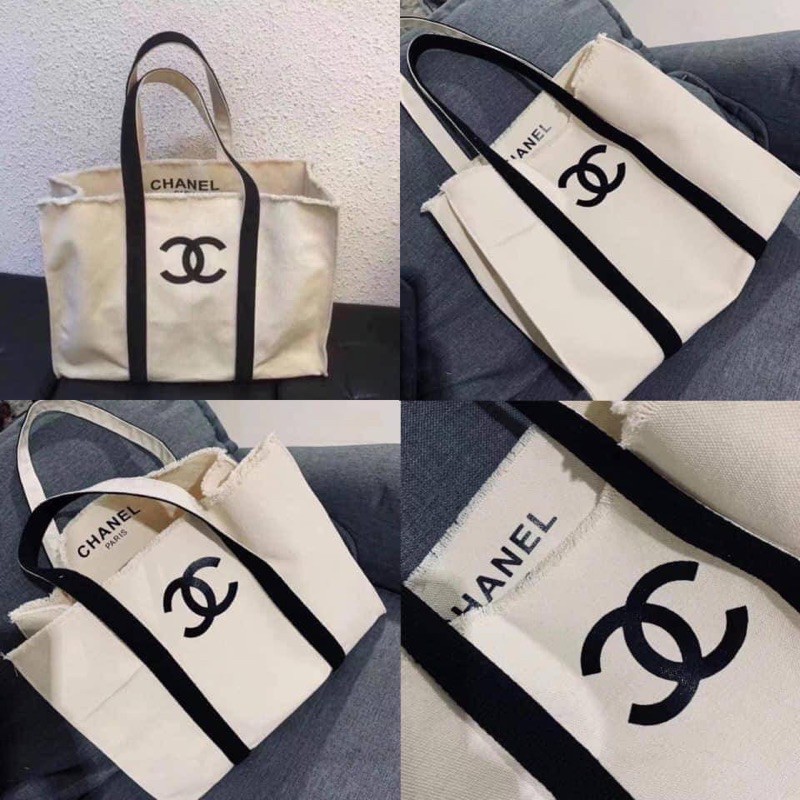 พร้อมส่งเลย🎉 กระเป๋าผ้าแคนวาส Chanel