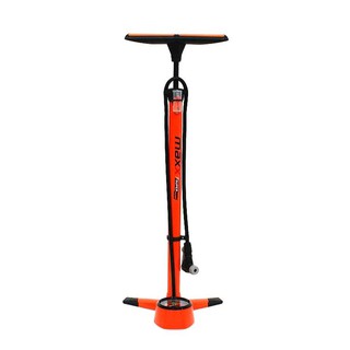 K-BIKE MAXX ที่สูบลมล้อ พร้อมเกจ์วัดลม รุ่น ZF-041 ( สีส้ม )