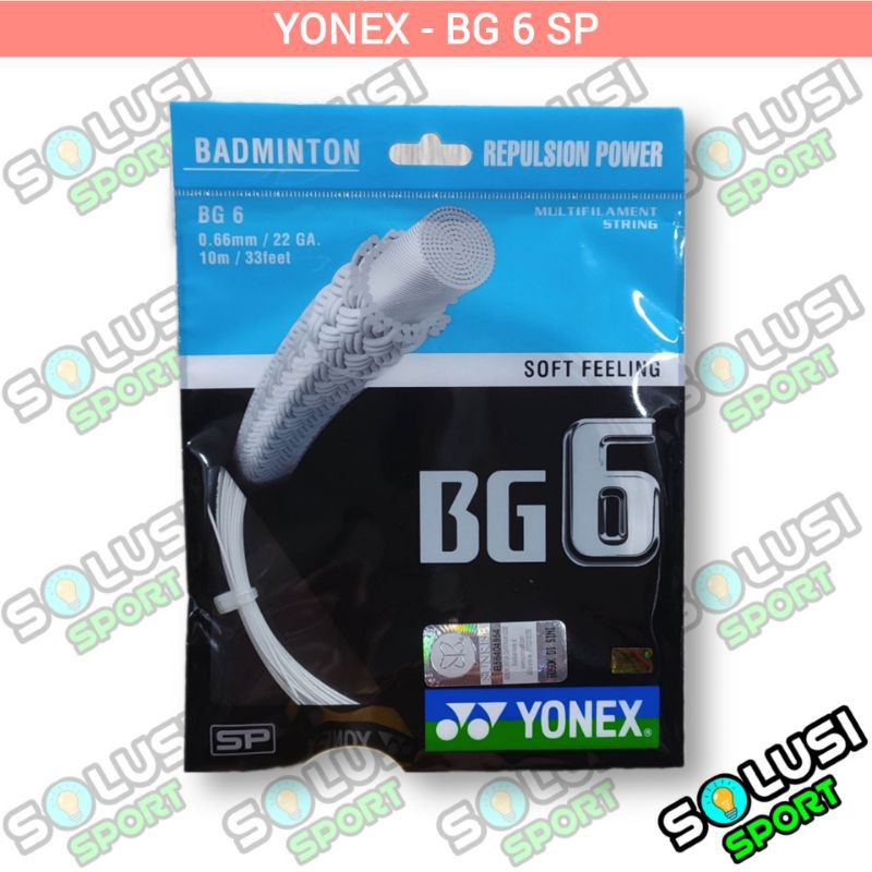 สายแบดมินตัน YONEX BG6 SP BG 6 เดิม