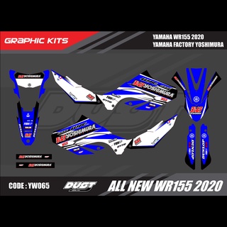 สติ๊กเกอร์วิบาก YAMAHA WR155R 2020 ทั้งคัน Graphic kit สติ๊กเกอร์เคลือบเงา สุดคุ้ม