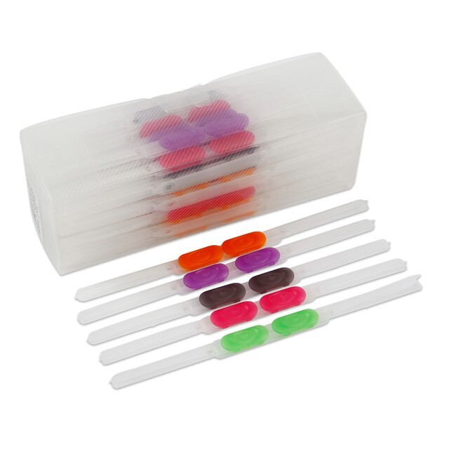 ลิ้นแฟ้ม พลาสติกORCA FTN-1 (แพ็ค 50 อัน)