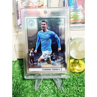 การ์ดนักฟุตบอล 2020/2021 Topps Chrome Merlin  ferran torres