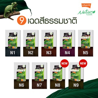 Lolane Nature Code Shampoo 10 g. (N1-N9) โลแลน เนเจอร์ โค๊ด แชมพูปิดผมขาว 10 g(N1-N9)