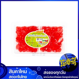 เยลลี่หัวใจเล็กผ่า สีแดง 220 กรัม ดีลิคัพ Delicup Jelly Mini Heart Shape Red เยลลี่เจลาติน เยลลี่ เจลลี่ เจลาติน วุ้นเจล