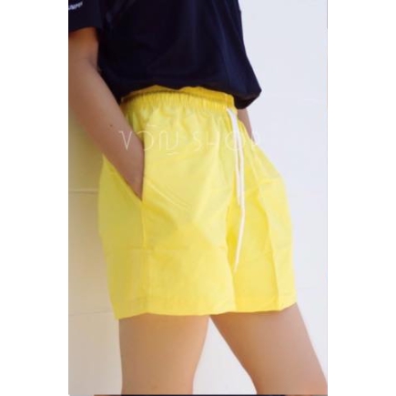 กางเกงขาสั้น Portman ป้ายแท้100% สีเหลือง