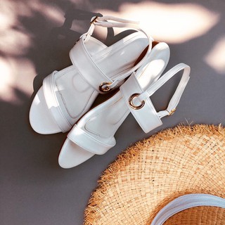 ELLE Sling Back Sandals - daisy white by plie_official, Plieshoes, Plie