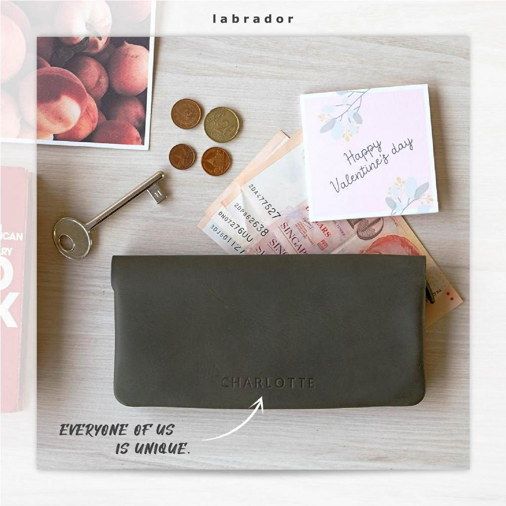 labrador FOLD phone wallet M กระเป๋าสตางค์แบบพับ ทรงยาว (LAA200)