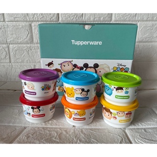 กระปุก Tupperware รุ่น Disney Tsum-Tsum ซื้อครบ 6ใบ มีกล่องให้