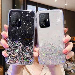 เคสโทรศัพท์ Xiaomi Mi 11T 10T Pro 11 Lite NE Ultra 5G POCO X3 GT NFC M3 Pro F3 Casing Bling Star Space TPU Soft Back Cover เคส Xiaomi11T Mi11T 11TPro 11Lite Phone Case