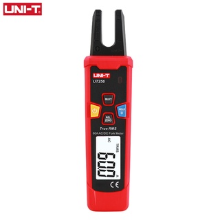 Uni-t UT256 True RMS 60A AC DC เครื่องวัดกระแสไฟฟ้า ส้อม แคลมป์มิเตอร์ NCV Tester