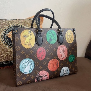 กระเป๋า Louis Vuitton Geant on the go MM งานดีสุดสวยมาก ทำจากหนังเเท้