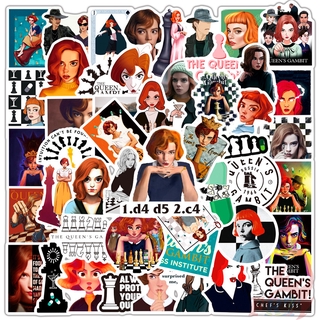 ❉ The Queens Gambit - Series 02 TV Shows Beth Harmon สติ๊กเกอร์ ❉ 50Pcs/Set Waterproof DIY Fashion Decals Doodle สติ๊กเกอร์