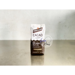 Cacao Powder Van Houten Rich Deep Brown ขนาด 1 kg ผงโกโก้แวนฮูเต็น ริช ดีพ บราวน์