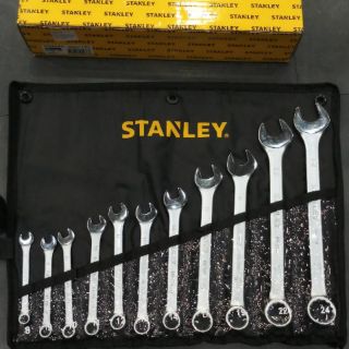 ประแจแหวนข้างปากตาย 11ชิ้น stanley