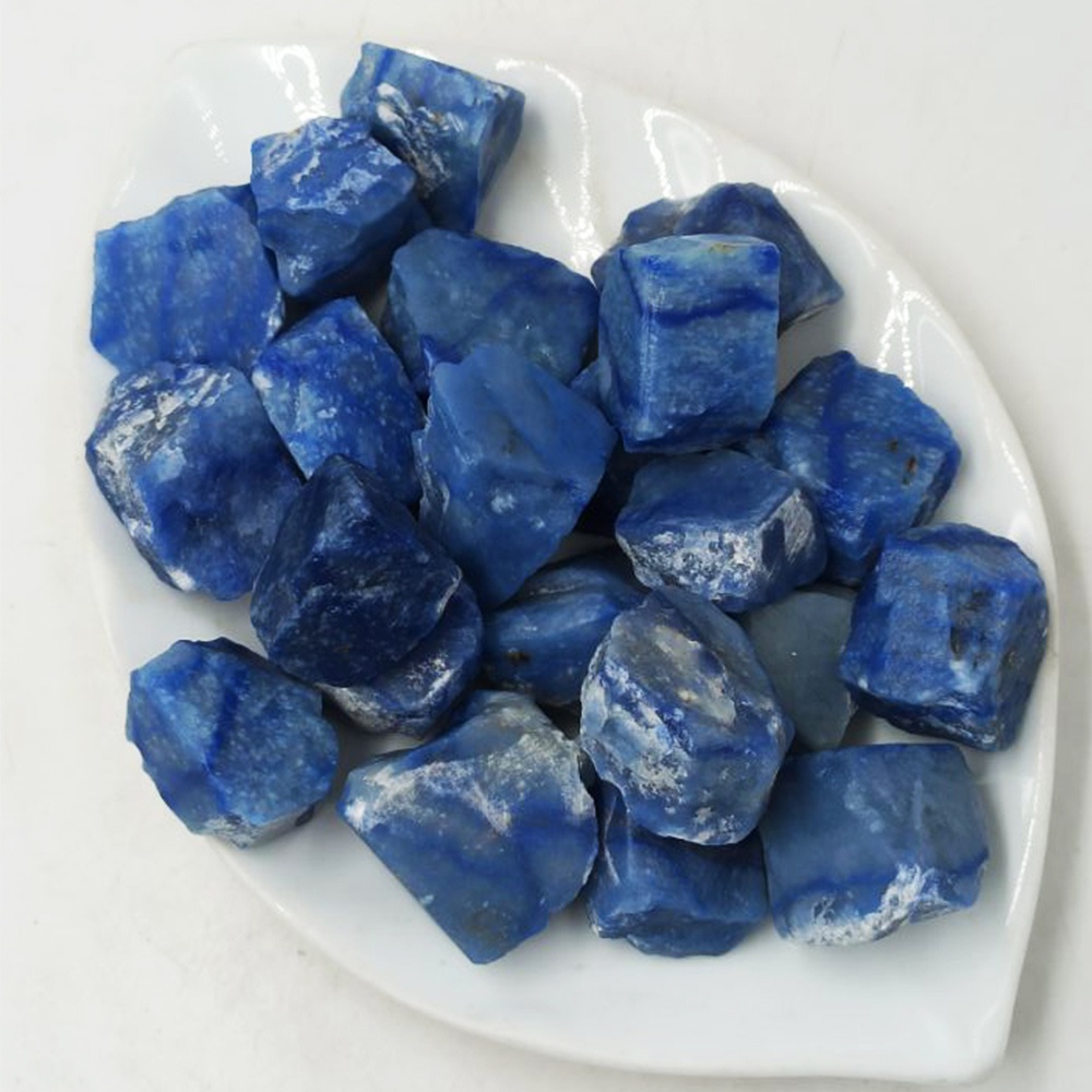 100กรัม/แพ็คหยาบธรรมชาติสีฟ้า อาเวนทูรีน ดิบคริสตัลรักษาอัญมณีหัตถกรรมทํา ทําเอง ตกแต่งบ้าน