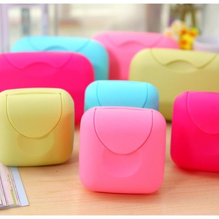 กล่องสบู่แบบพกพา มีฝาล็อค TRAVEL SOAP BOX กล่อสบู่แบบเดินทาง ที่ใส่สบู่สำหรับเดินทาง กล่องอเนกประสงค์