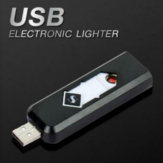 ไฟแช็ค USB ชาร์ทไฟบ้าน ไม่ต้องเติมแก๊ส #ถูกที่สุด!!!!!